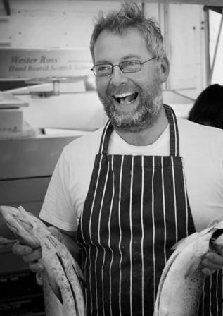 Our fabulous fishmonger Mark Lobb
