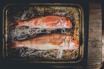 Woodfired mackerel escabecheables