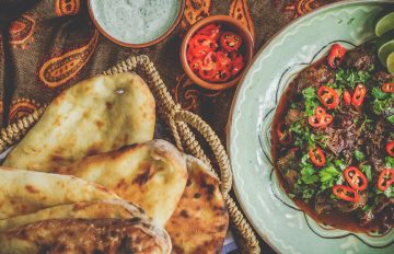 Woodfired Squash Curry and Naan Bread