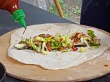 Woodfired Halloumi & Courgette Wraps
