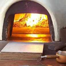 Sicilian Pizza from the Wood Fired Oven