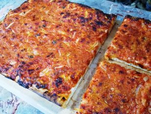Sicilian Pizza from the Wood Fired Oven