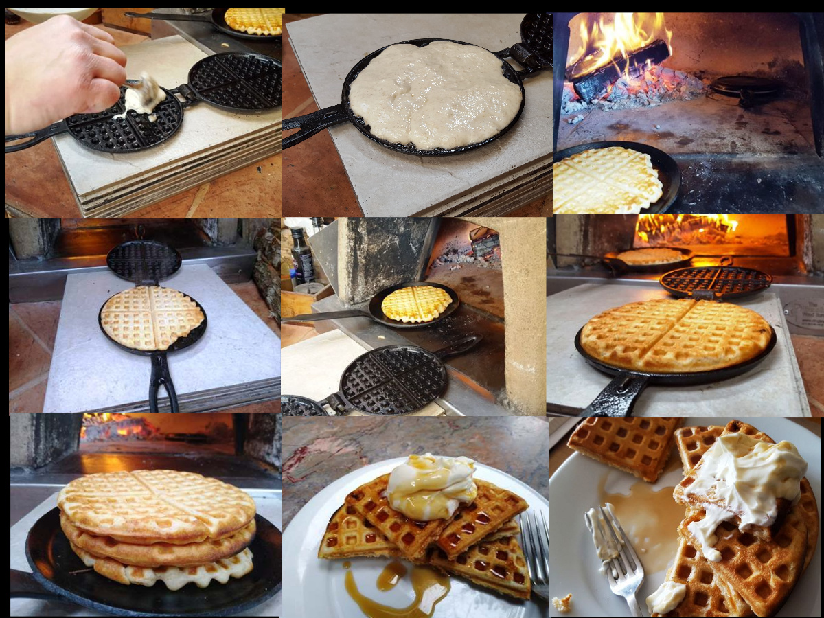 Wood Fired Waffles Manna From Devon Cooking School