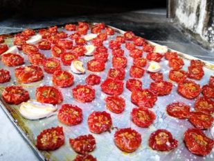 Slow Roast Tomatoes from the Wood Fired Oven