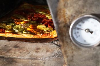 An Open Tomato Tart from the Woodfired Oven