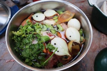 Slow Cooking in the Woodfired Oven with just the Retained Heat