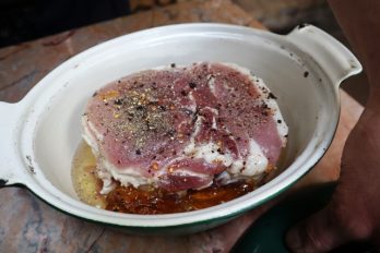 Slow Cooking in the Woodfired Oven with just the Retained Heat